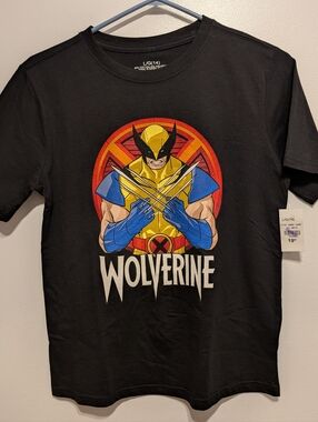 Wolverine Graphic Black Men's T-Shirt